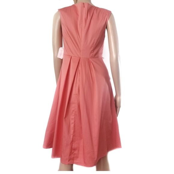 NWT Jessica Simpson | Coral Knee Length Dress - Belt missing - Picture 2 of 6